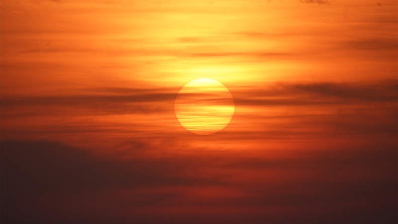 Крупный комплекс солнечных пятен стал проходить через линию Солнце - Земля